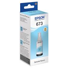 Bouteille Epson 673 LIGHT CYAN Original