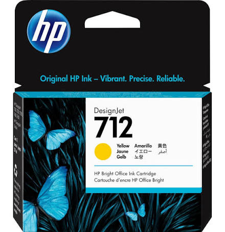 Cartouche HP 712 Yellow