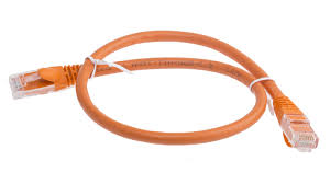 CORDON RESEAU 0.5M ORANGE UTP CAT6