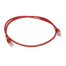 CORDON RESEAU 0.5M ROUGE UTP CAT6