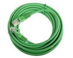 CORDON RESEAU 10M VERT CAT6
