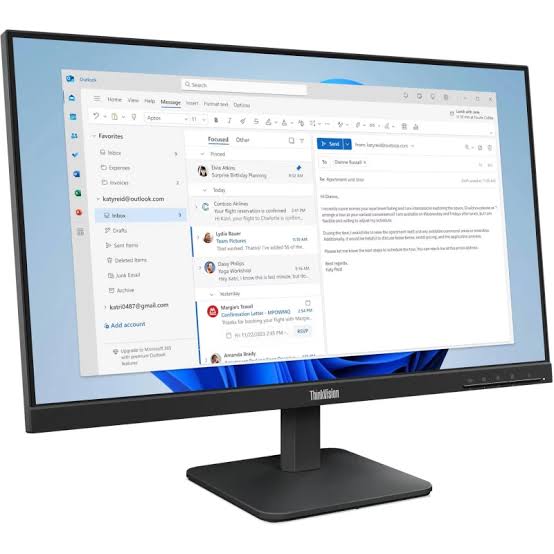 Ecran Lenovo 24" S24-4e Full HD  Vga - Hdmi (64B5KAT1EU)