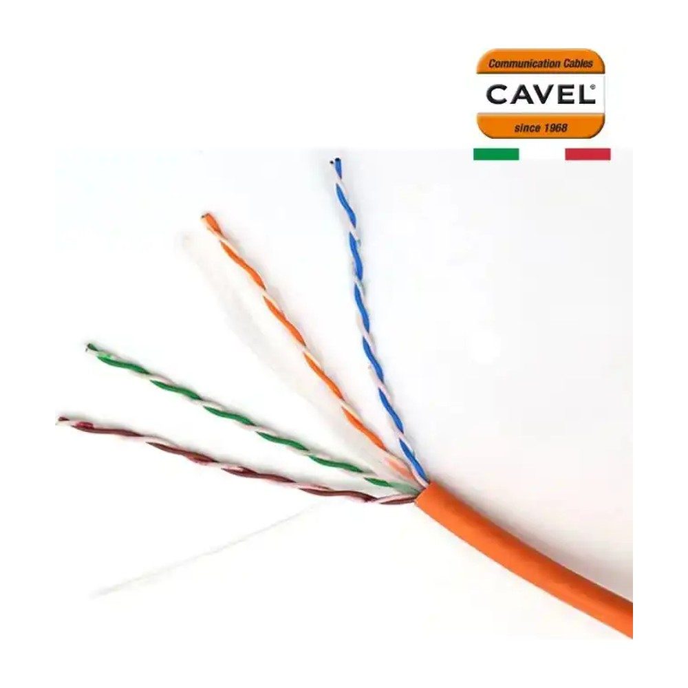 Cable Reseau CAT6A UTP Savel Couleur Ora
