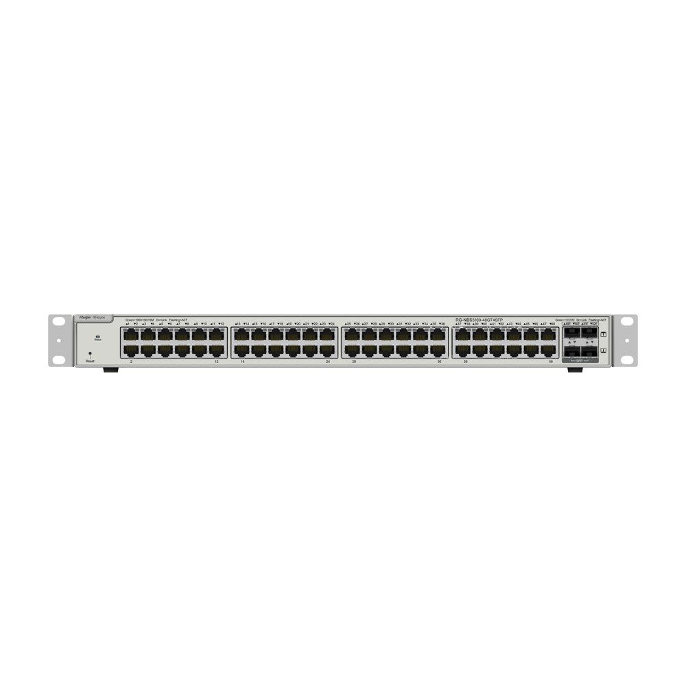 Switch Ruijie RG-NB5100-48GT4SFP 48-Port Gigabit L2 + Managed Switch 24 Ports Gigabit 4 Ports SFP Rackable
