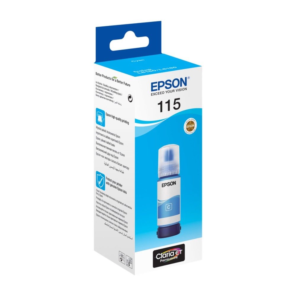Bouteille Epson 115 Cyan Original