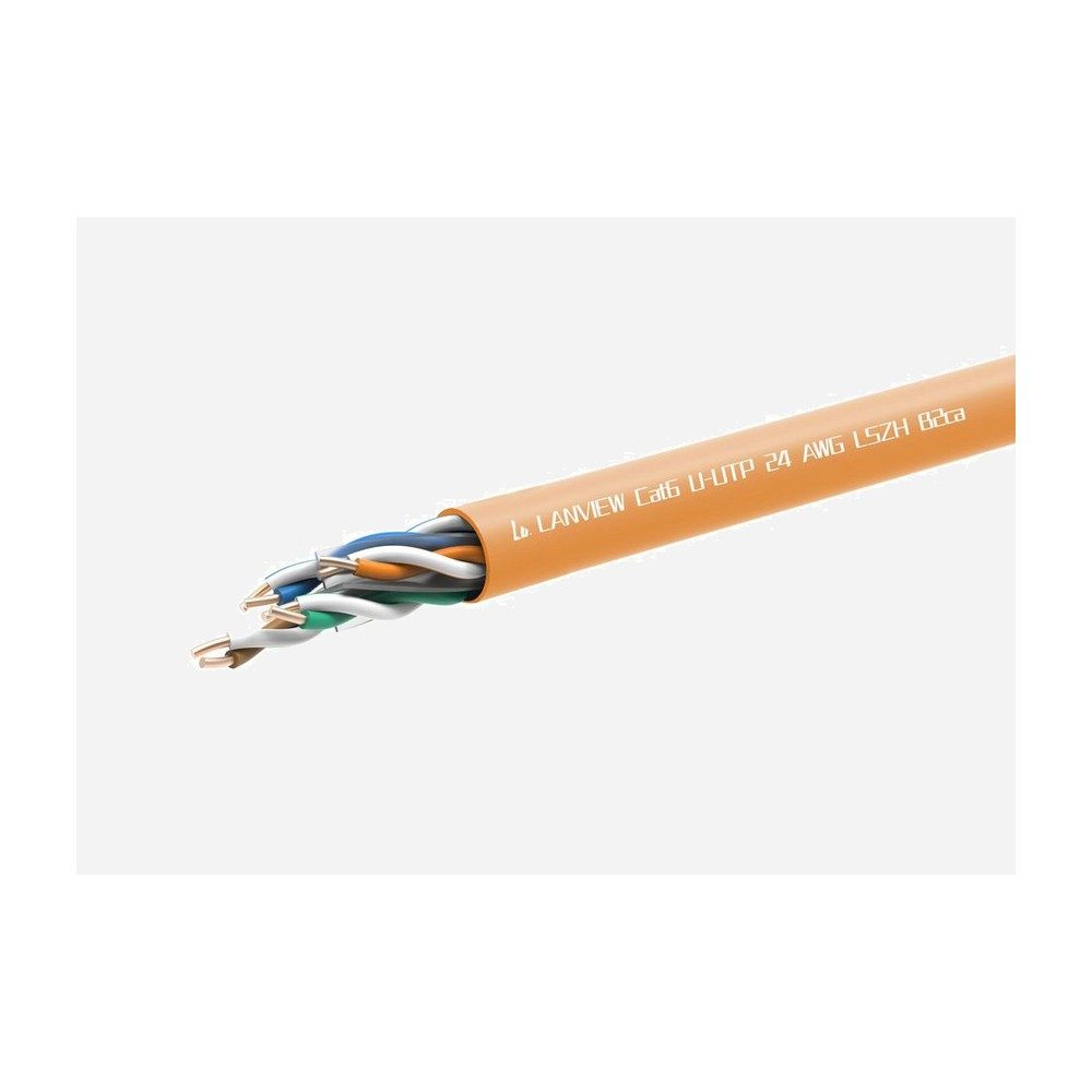 Cable Reseau CAT6 Relex Wire Couleur Orange