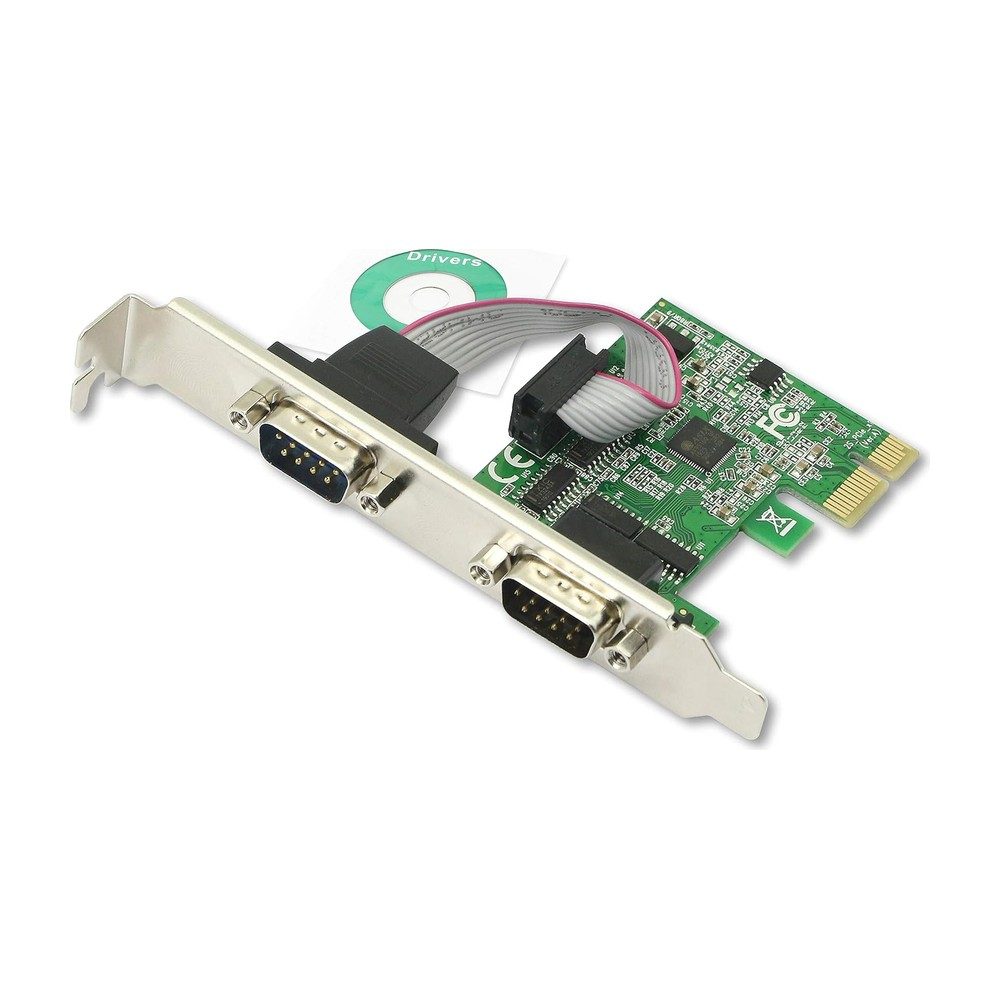 CARTE SERIE PCI EXPRESS 2P COM