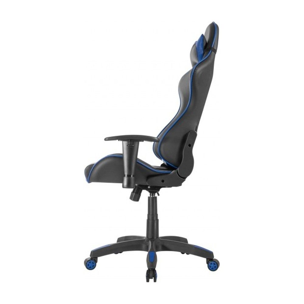CHAISE GAMER CHAIR CH06-4 PIETEMENT NYLON SUR 5 ROULETTES BLEU — photo 2