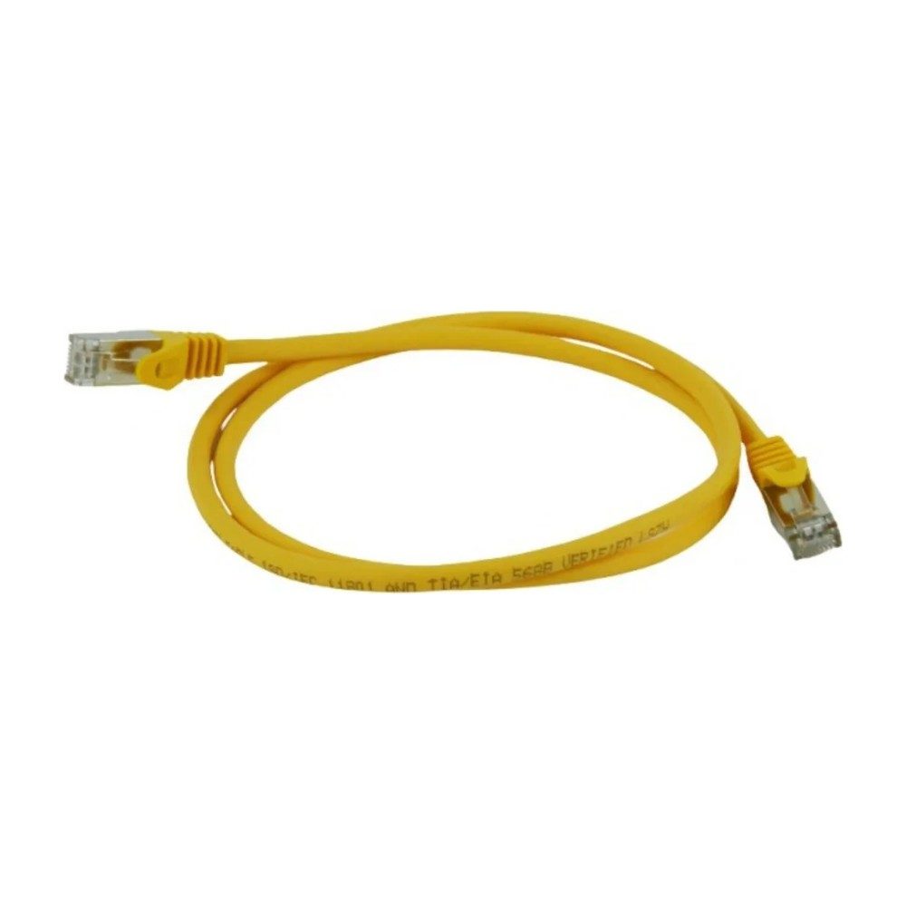 CORDON RESEAU 10M JAUNE CAT6 — photo 2