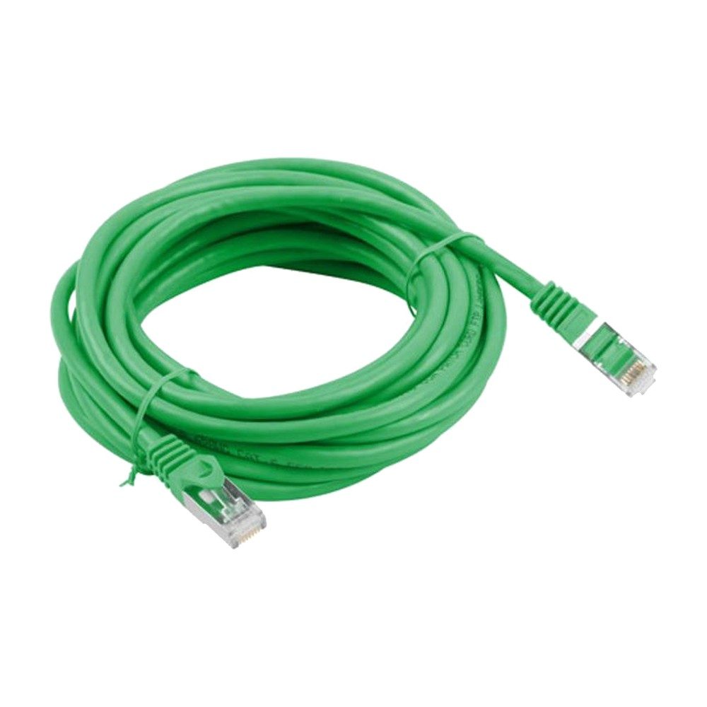 CORDON RESEAU 5M VERT CAT6
