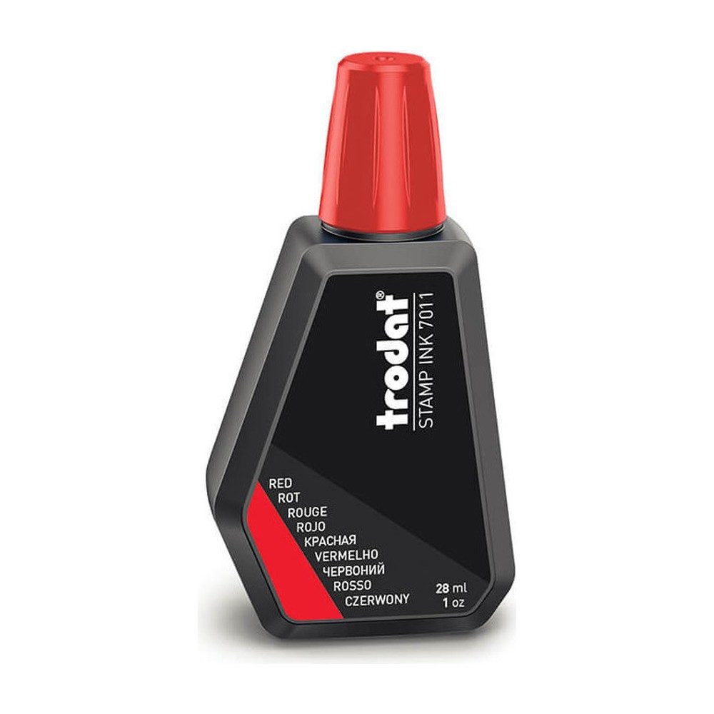 ENCRE FLACON (bouteille) A TOMPON ROUGE