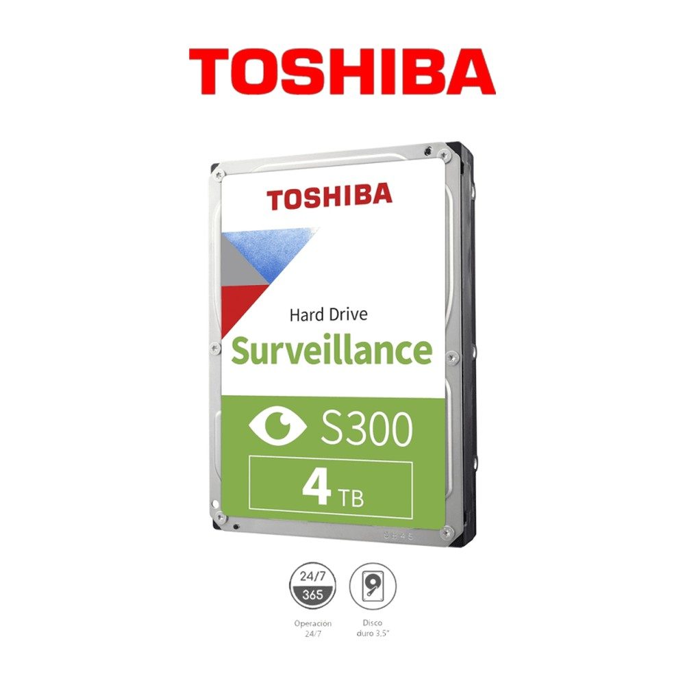Disque Dur 4To 3.5 Sata Toshiba S300 Surveillance New