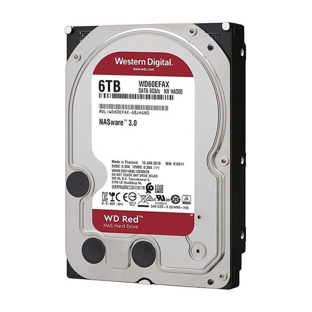 Disque Dur 6T 3.5 Sata Wistern Digital Red Nas New