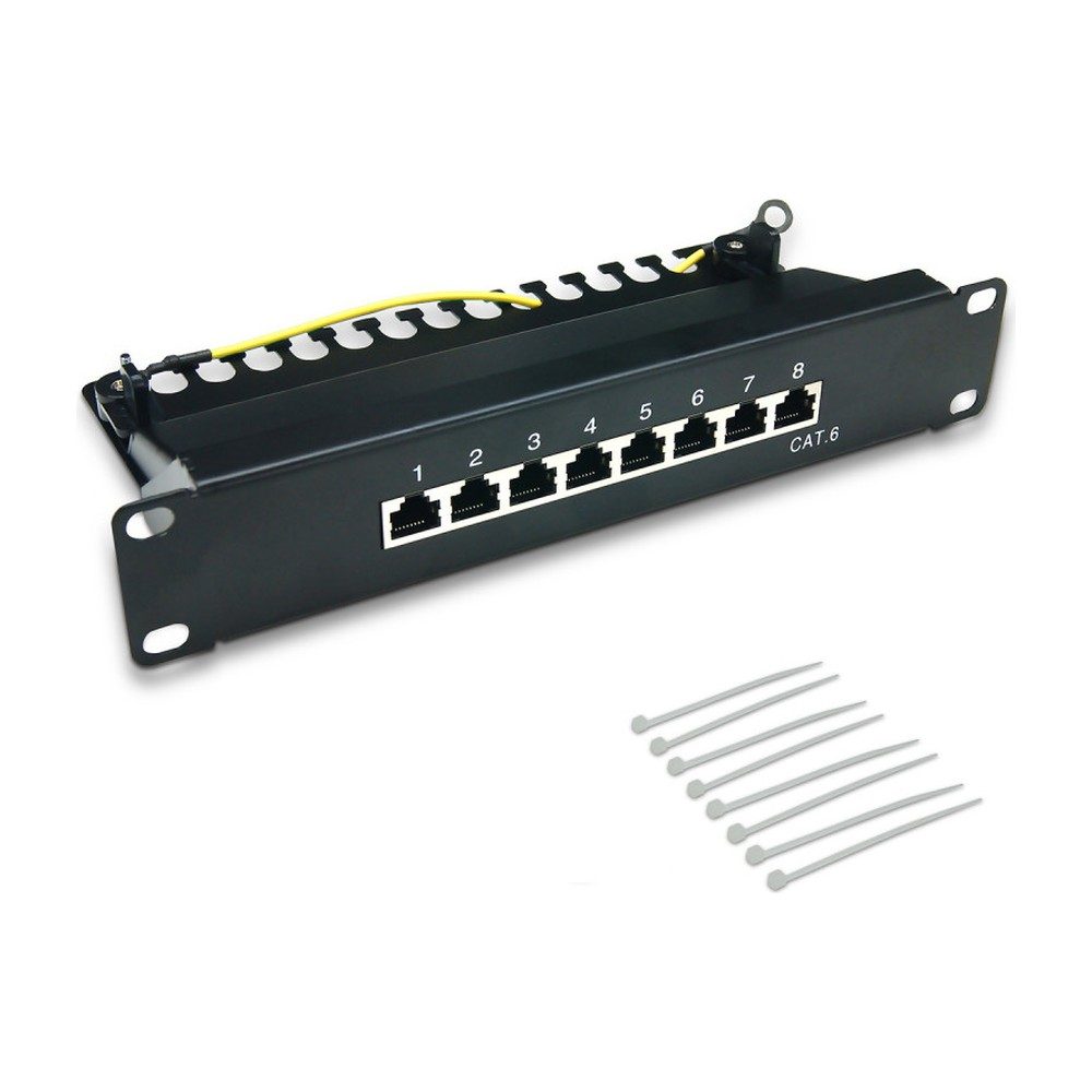 PANNEAU DE BRASSAGE 8 PORTS M-TEC