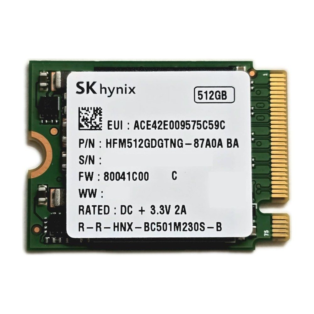 Ssd 512o M2 Nvme Sk Hynix