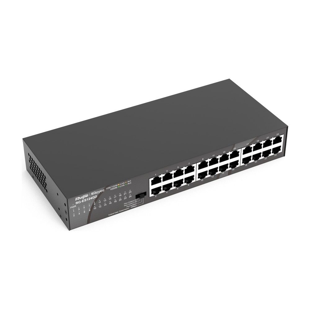 Switch 24 Ports Ruijie Gigabite RG-ES124GD 10/100/1000 Mbps
