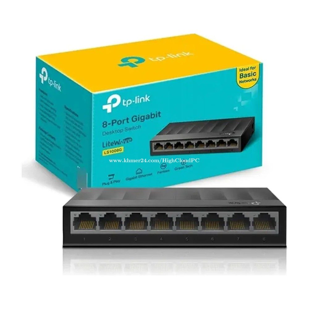 Switch Tp-Link 8PORT 10/100Mps TL-LS1008 — photo 2
