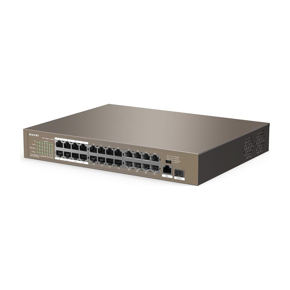 Switch Tenda 24 Ports PoE TEF1126P-24-250W — photo 2