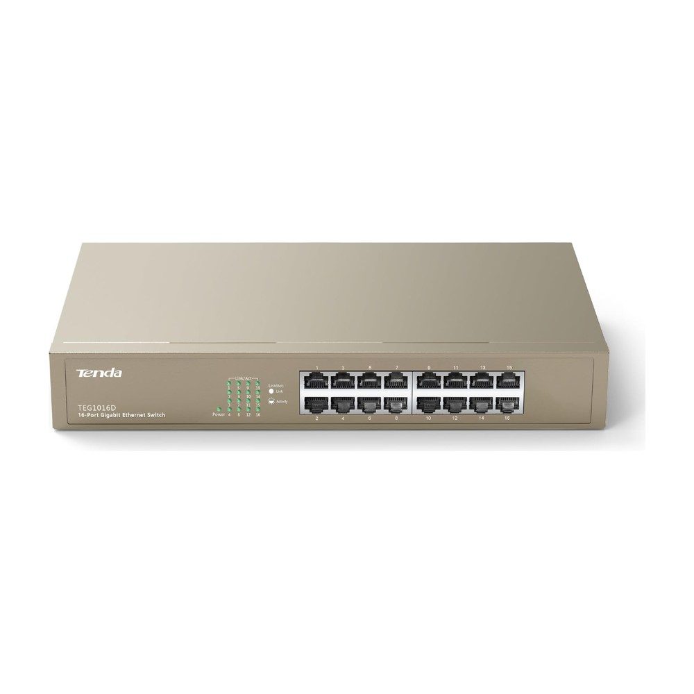 Switch Tenda 16 Ports GIGABIT TEG1016D RACKABLE — photo 2