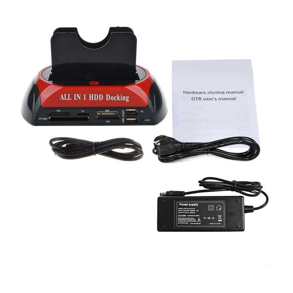 STATION D'ACCEUIL HDD ALL IN ONE USB 2.0 2.5 & 3.5 IDE SATA — photo 2