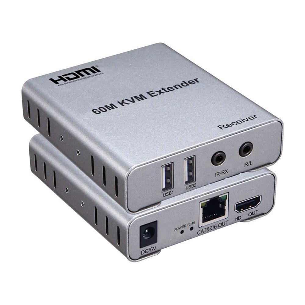 EXTENDER HDMI+USB 60M