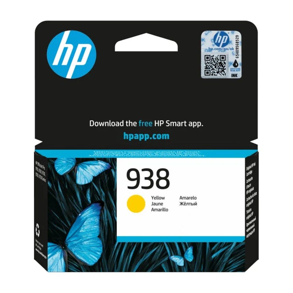 Cartouche HP 938 Yellow Original Ink Cartridge 4S6X7PE