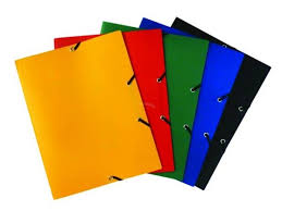 CHEMISE A 3 RABATS A4 PLASTIFIER