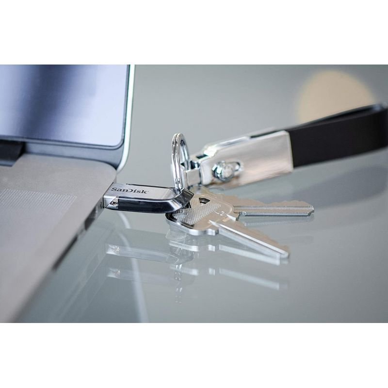 Cle Usb Sandisk Ultra Flair 128Go 3.0 Metal (SDCZ73-128G-G46)