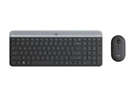 KIT CLAVIER & SOURIS LOGITECH SANS FIL MK470 Slim