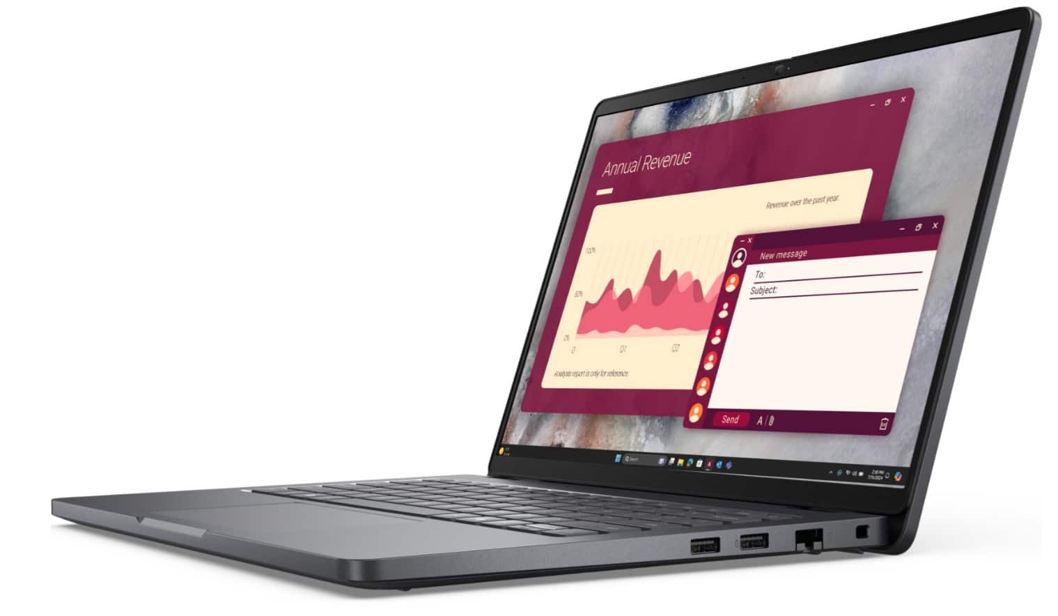 PC Portable Ultra 7 Dell Pro 14 265U 14" 16Go 512Go SSD PC14250