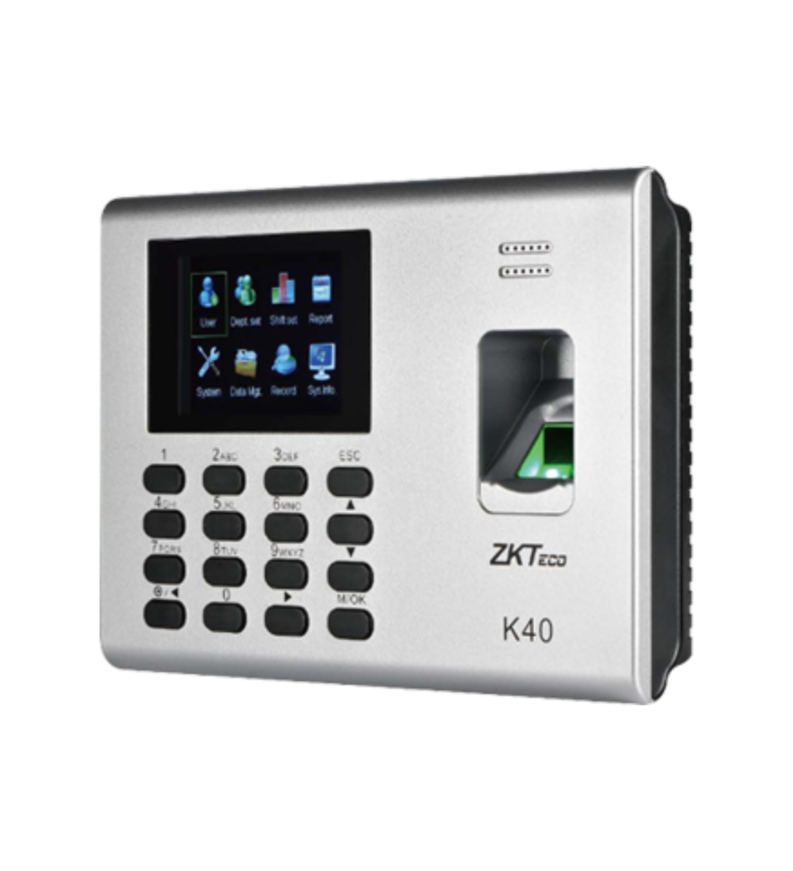 POINTEUSE CONTROLE ACCES EMPREINTE DIGITALE ET BADGE  Zkteco K40