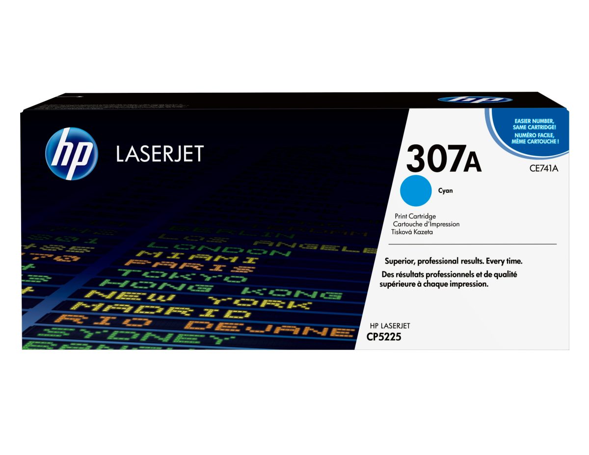 Toner HP 307A CE741A Cyan Digital Print