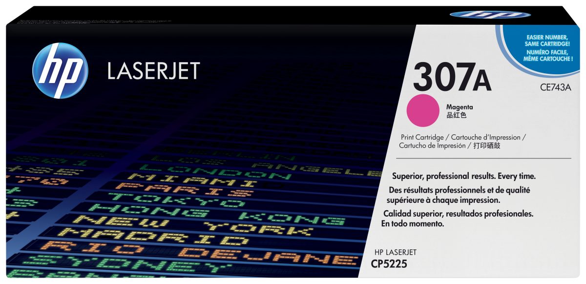 Toner HP 307A CE743A Magenta Digital Print — photo 2