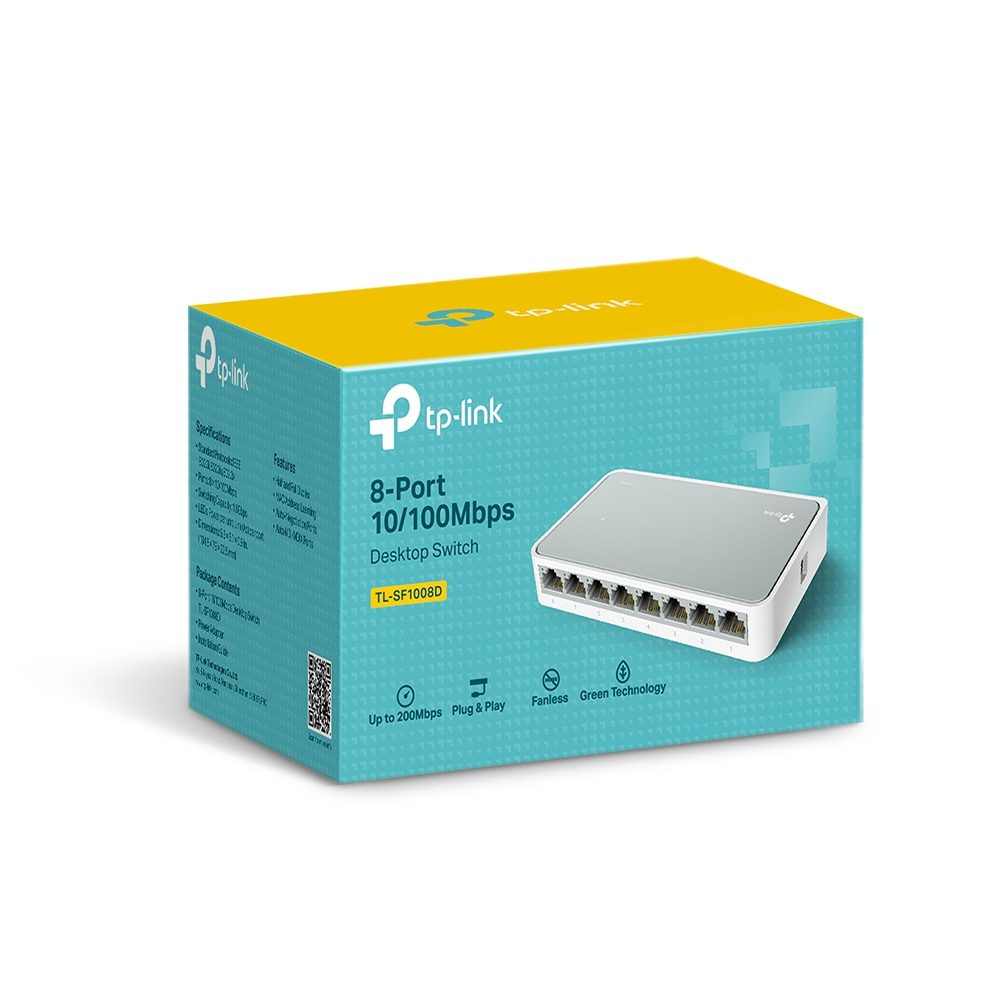 Switch Tp-Link 8-PORT 10/100 TL-SF1008D — photo 3