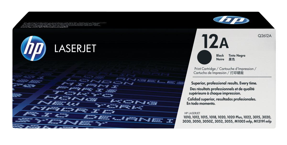 Toner HP 12A Q2612A Black Adaptable Print Rite