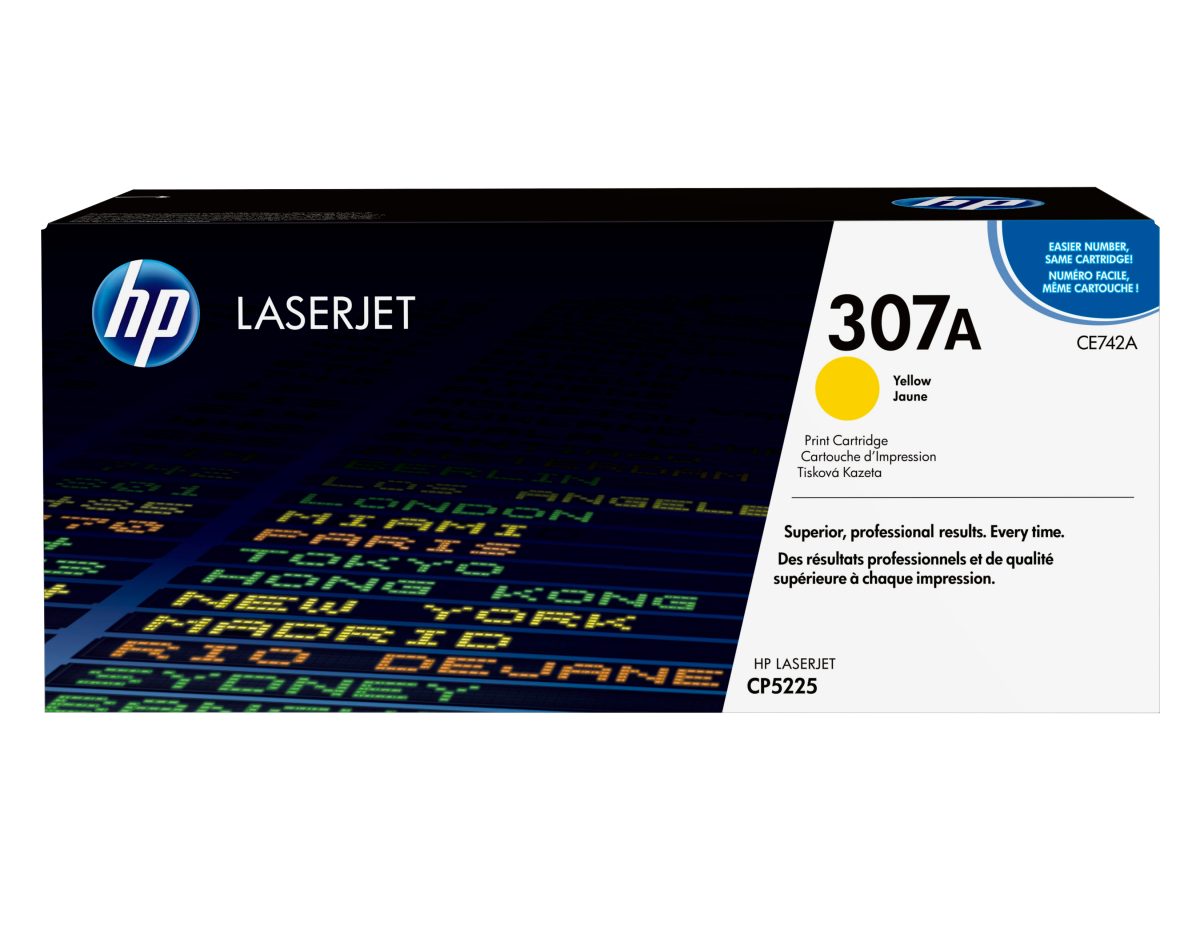 Toner HP 307A CE742A Yellow Adaptable Eurotoner