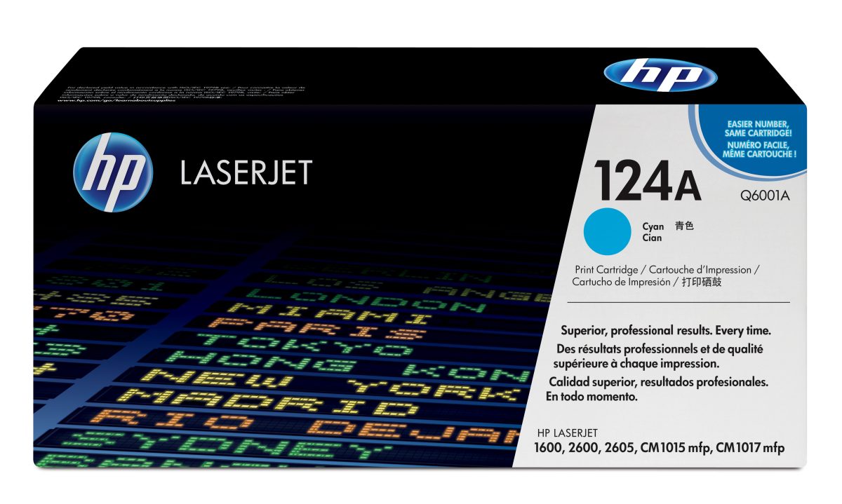 Toner HP124A Cyan Q6001A Original