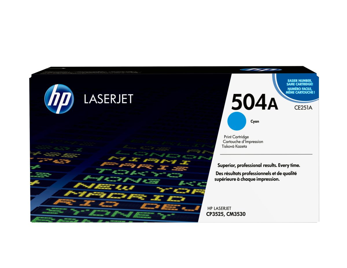Toner HP 504A Cyan CE251A Original