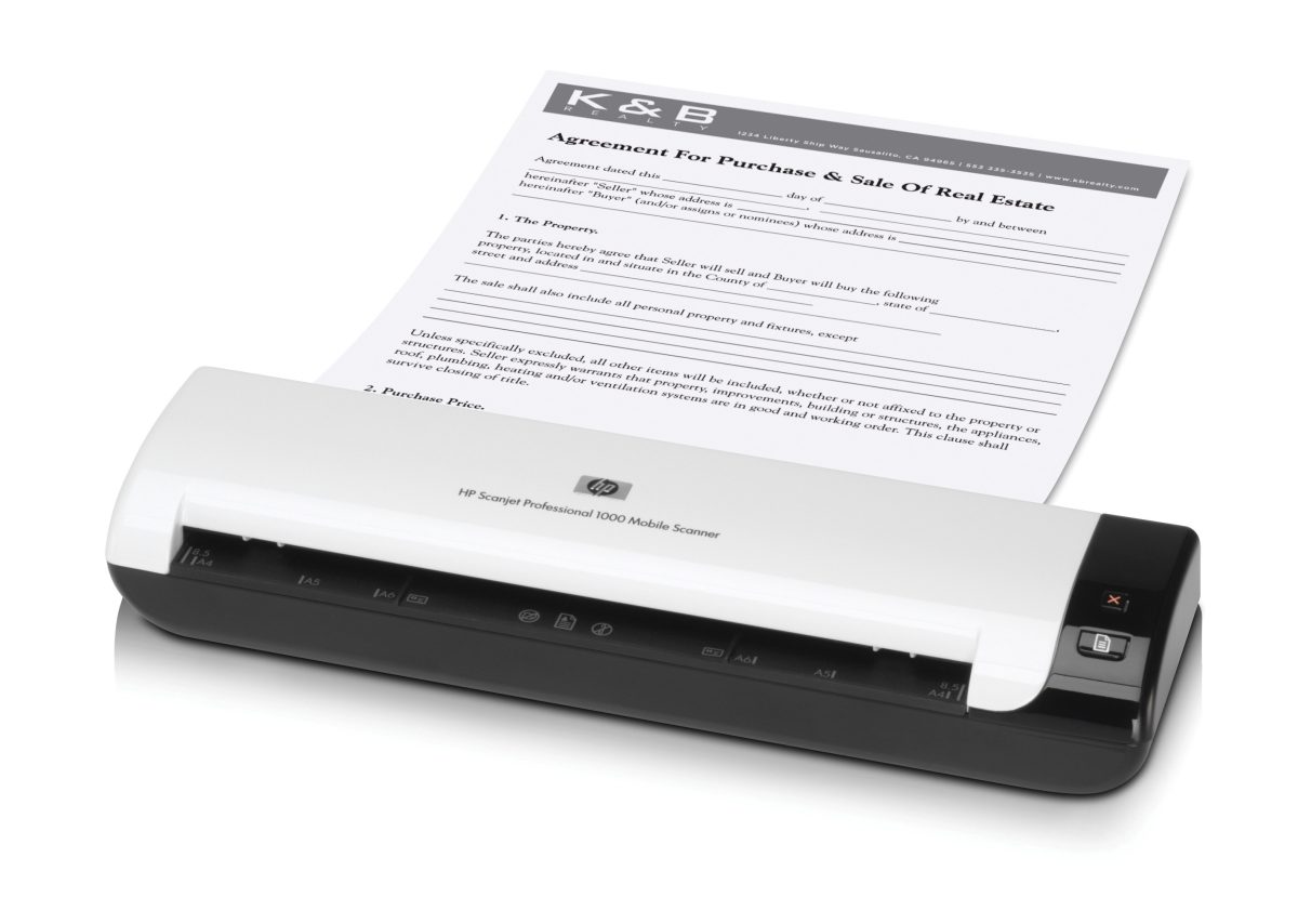 Scanner mobile HP Scanjet Professional 1000 (L2722A) — photo 4