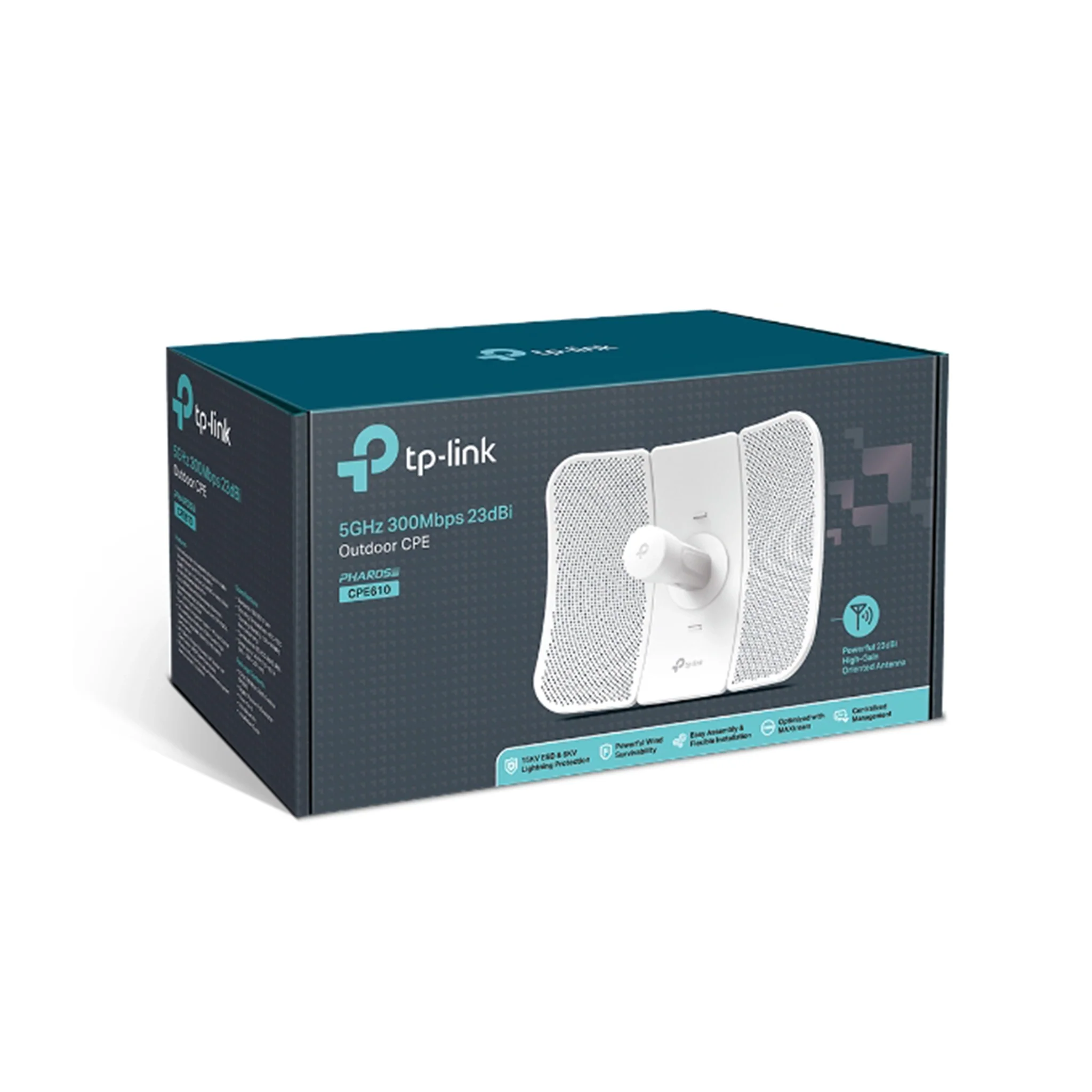Point D'Acces TP-Link CPE610 CPE Outdoor 5 GHz 300 Mbps 23dBi