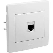 PRISE RJ45 CAT5 GALAXY BLANC