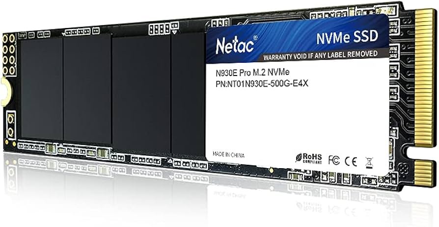 Ssd 500Go M2 Nvme 2280 Pro Netac