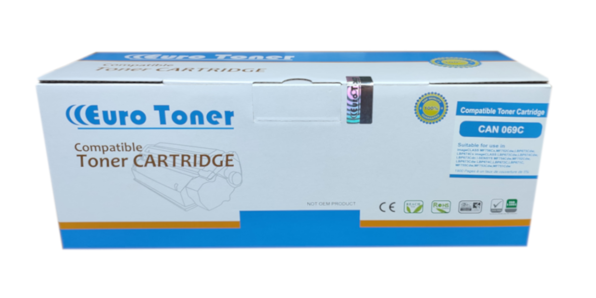 Toner Canon 069 Cyan Adaptable Eurotoner