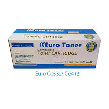 Toner HP/Canon CC532/CE4121 18/318/418/718 Yellow Adaptable Universel Eurotoner
